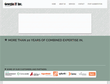 Tablet Screenshot of georgiainfotech.com
